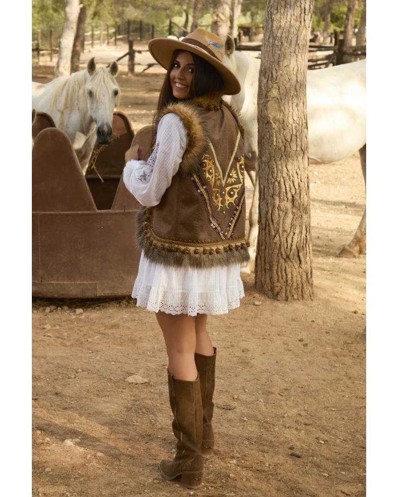 Long Gladiolus Vest