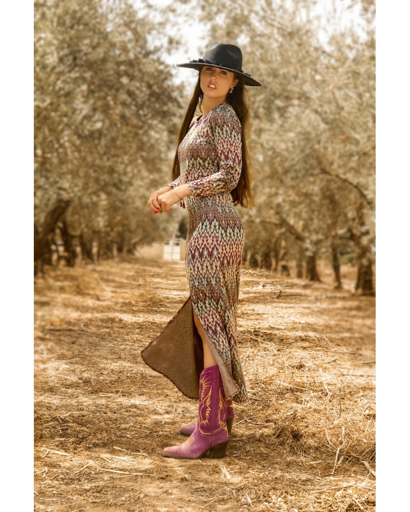 Vestido Largo Lavanda