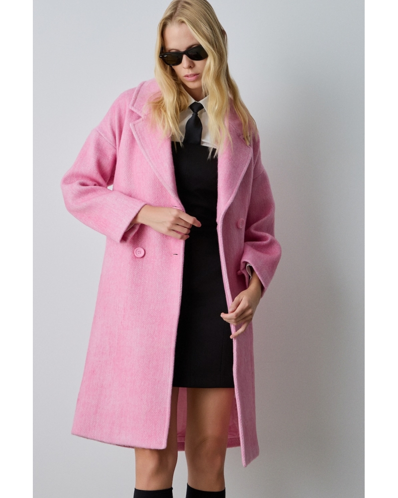Longue manteau de gomme