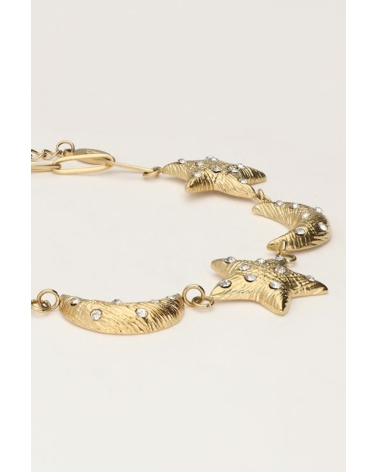 Pulsera Estrella y Luna Circonitas