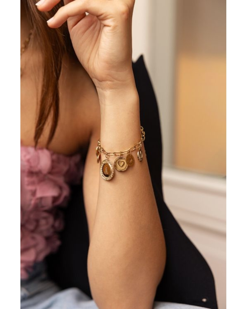 Pulsera Monedas Oro 2