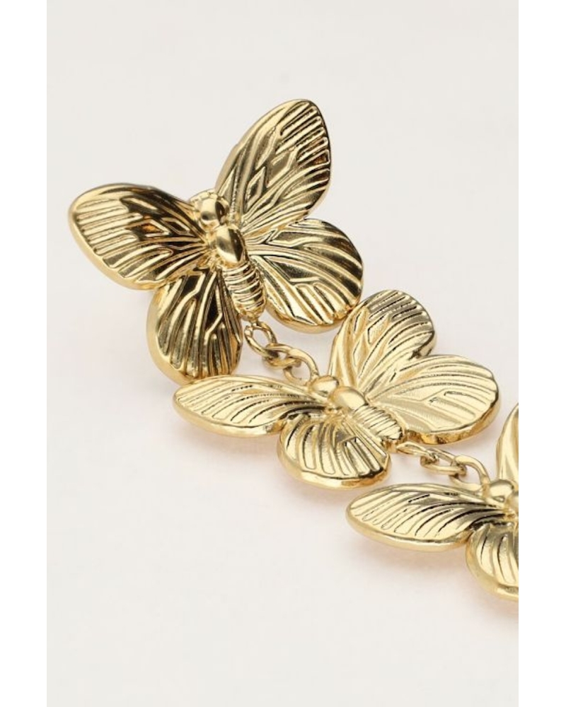 Three butterflies earrings