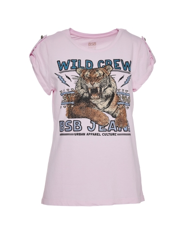 T-shirt Tigre Strass