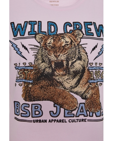 Tiger t-shirt strass