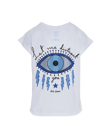 T-shirt eye strass