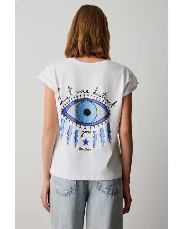 T-shirt eye strass