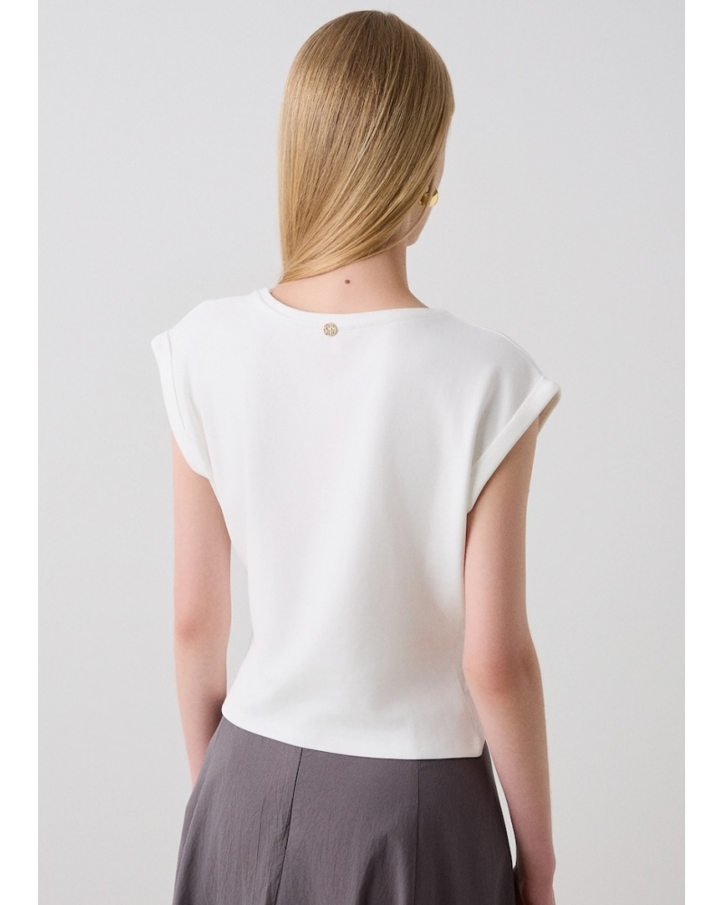 Camiseta Aplique Lateral