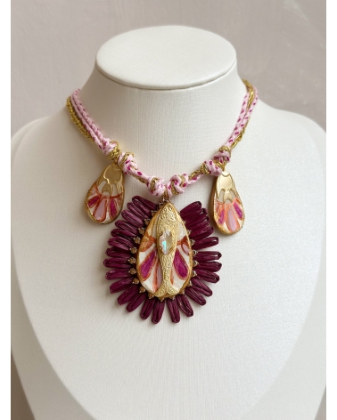 Yadda Necklace Wine