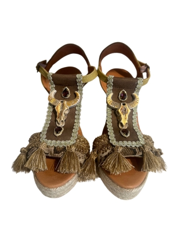 Sandalias Boho Búfalo