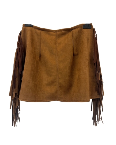 Jupe mini franges