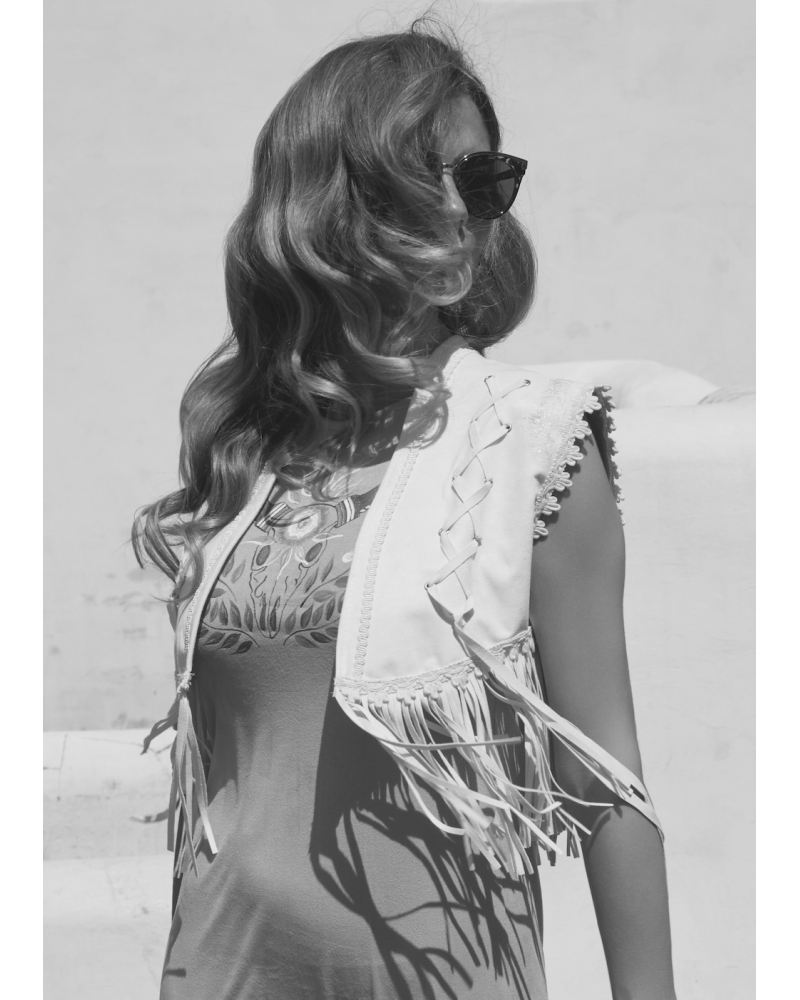 Boho Vest shines without fear