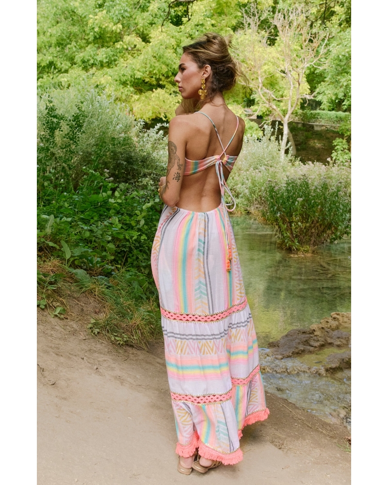 Vestido Largo Neon 2