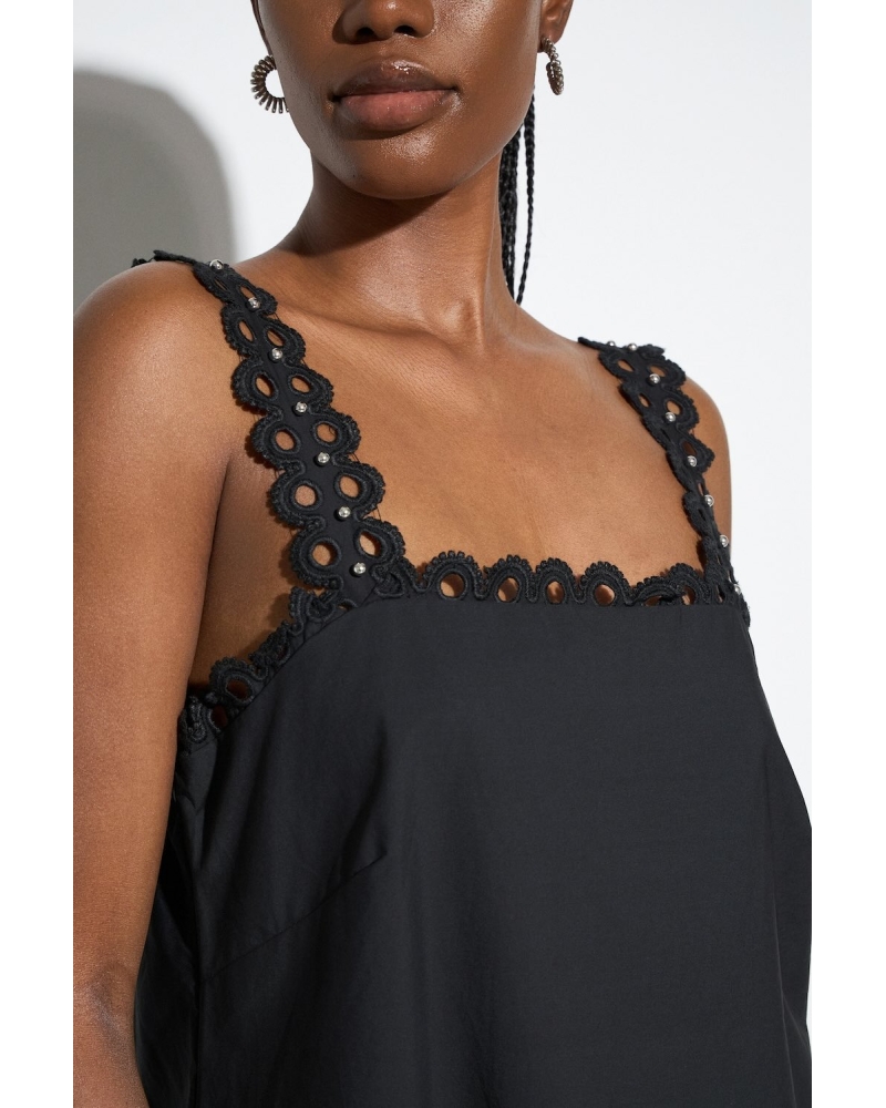 Vestido Mini Bordado Strass 2