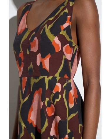 Vestido Midi Estampado