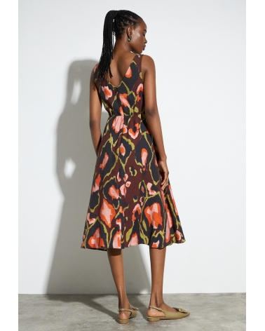 Vestido Midi Estampado