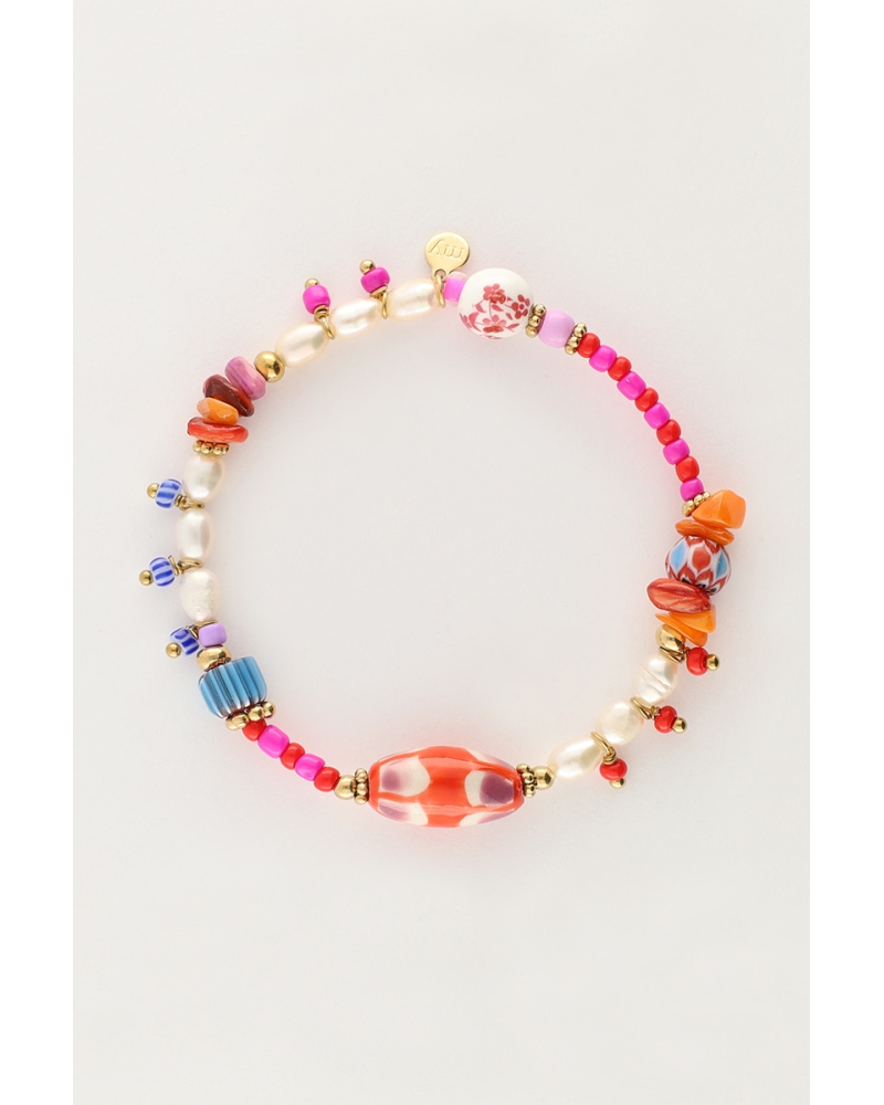 Pulsera Piedras Colores 2