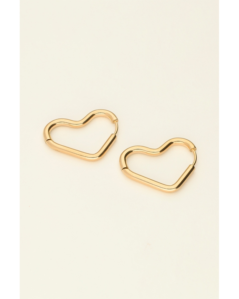 Pendientes Aro Corazón