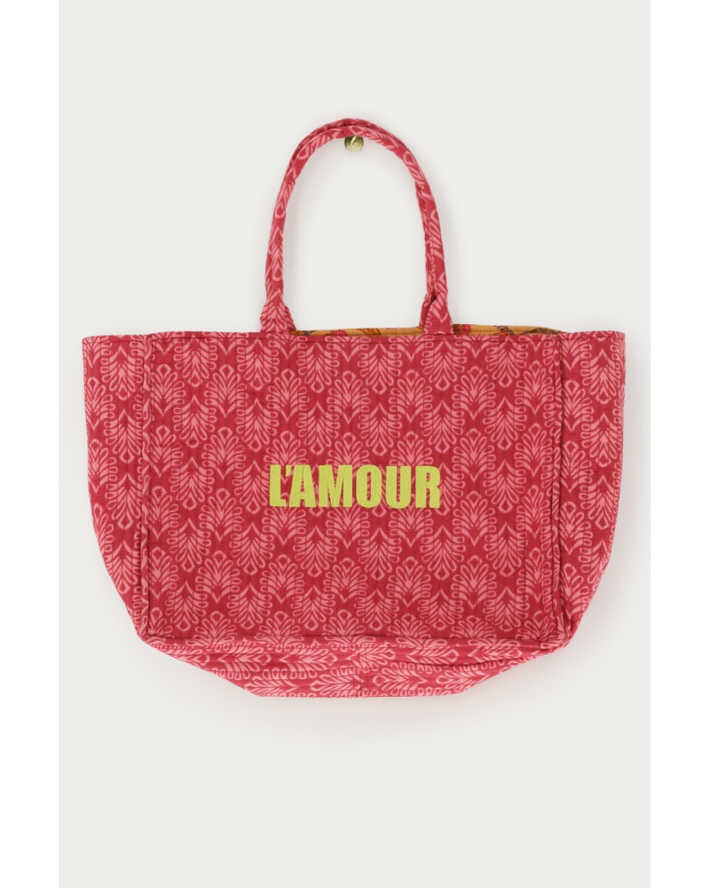 Bolso Shopper Reversible L'Amour