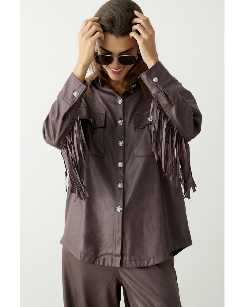 Sobrecamisa Flecos Burgundy 2