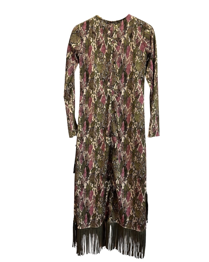 Vestido Flecos Zinnia