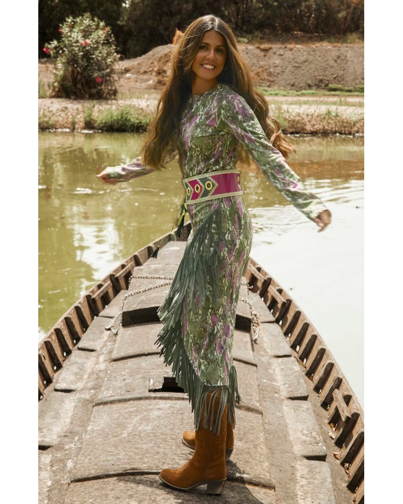 Robe frange Zinnia 2