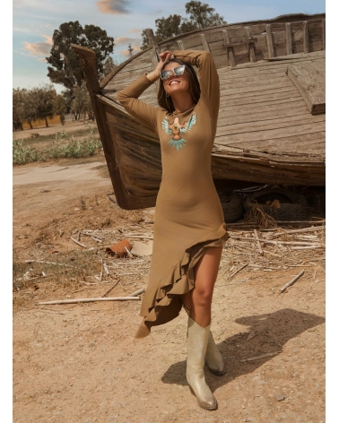 Cantic asymmetric dress