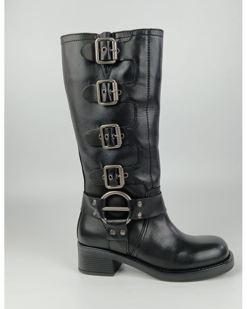 Botas Biker Negro Selena
