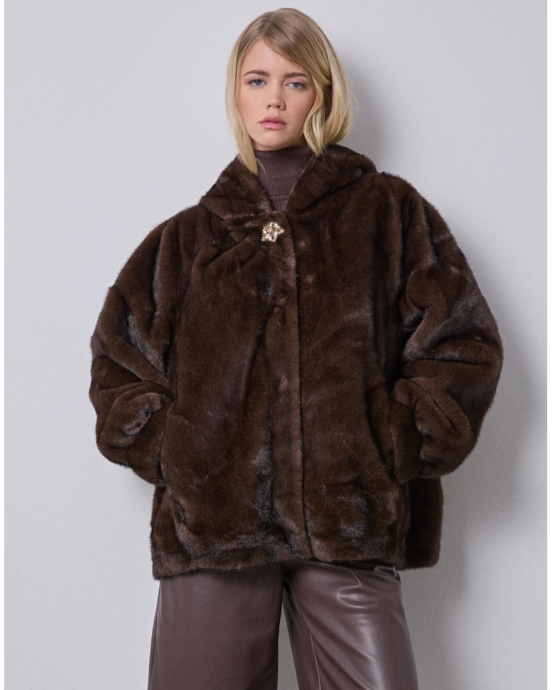 Chocolate hair coat 2