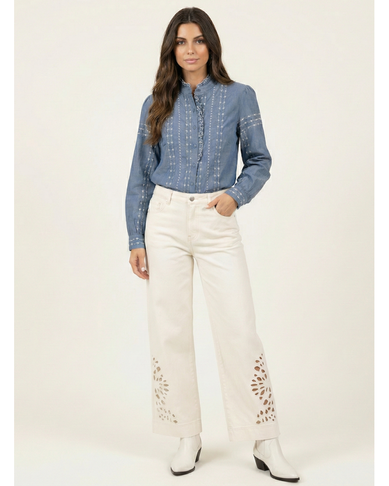 Blusa Vaquera Romantica