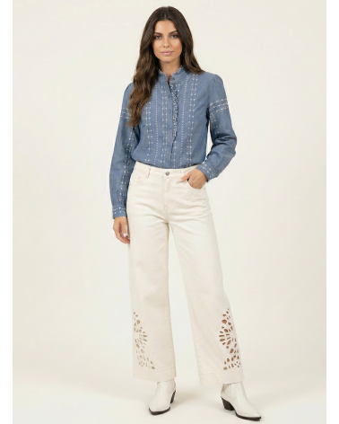Blusa Vaquera Romantica