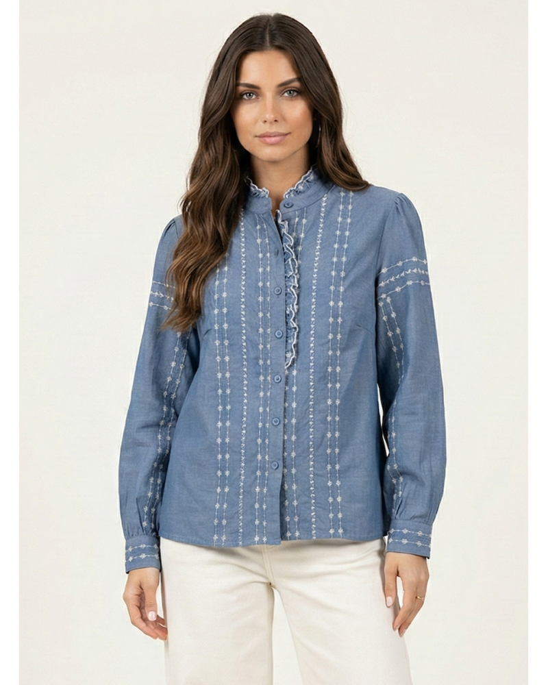Blusa Vaquera Romantica