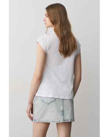 Brique T-shirt blanc