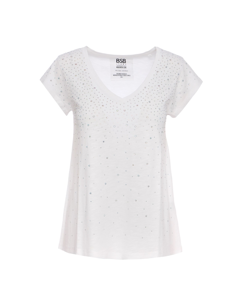 Brique T-shirt blanc