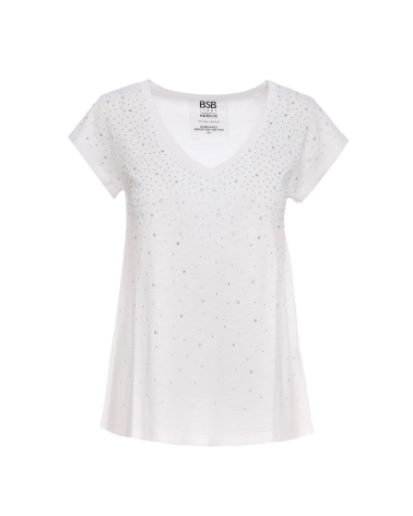 Brique T-shirt blanc