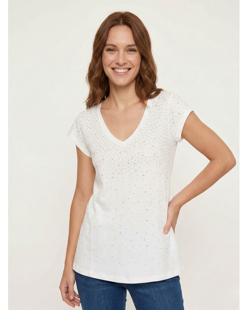 Camiseta Blanca Brillis