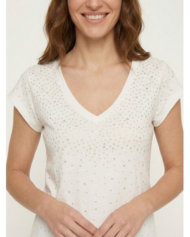 Brique T-shirt blanc