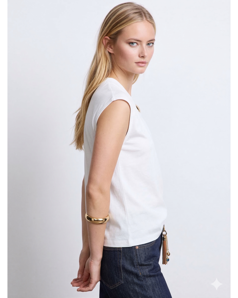Camiseta Blanca Aplique 2