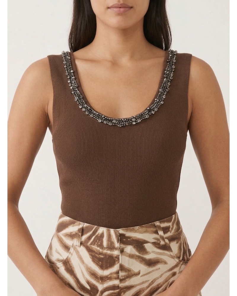 Camiseta Tirantes Joya Choco
