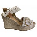 Sandalia Flecos beige