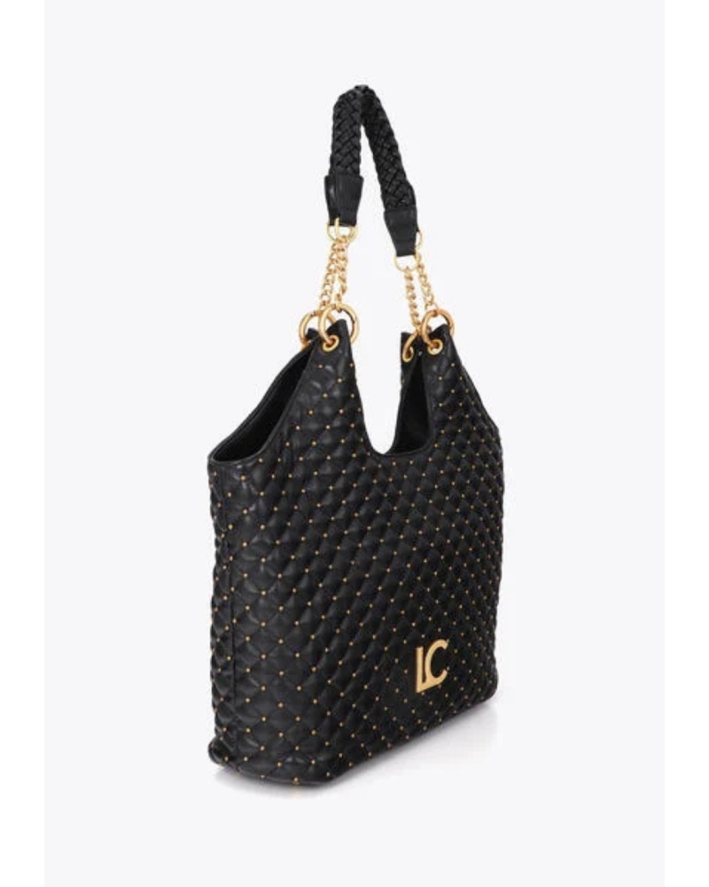 Shopper Acolchado Negro Lola Casademunt 2