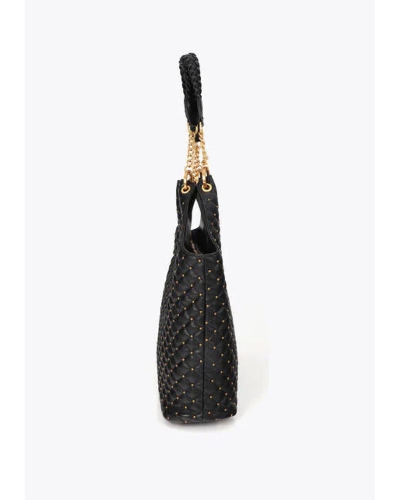 Shopper Acolchado Negro Lola Casademunt