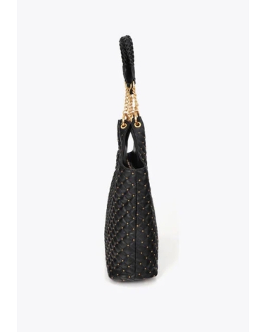 Shopper Acolchado Negro Lola Casademunt