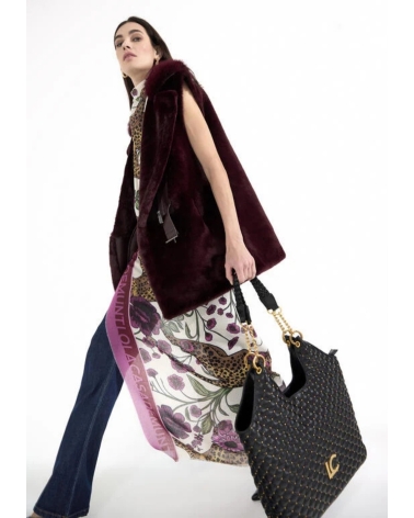 Shopper Acolchado Negro Lola Casademunt