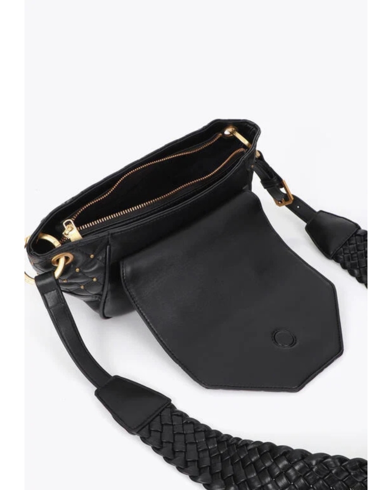 Bandolera Acolchada Negro Lola Casademunt 2