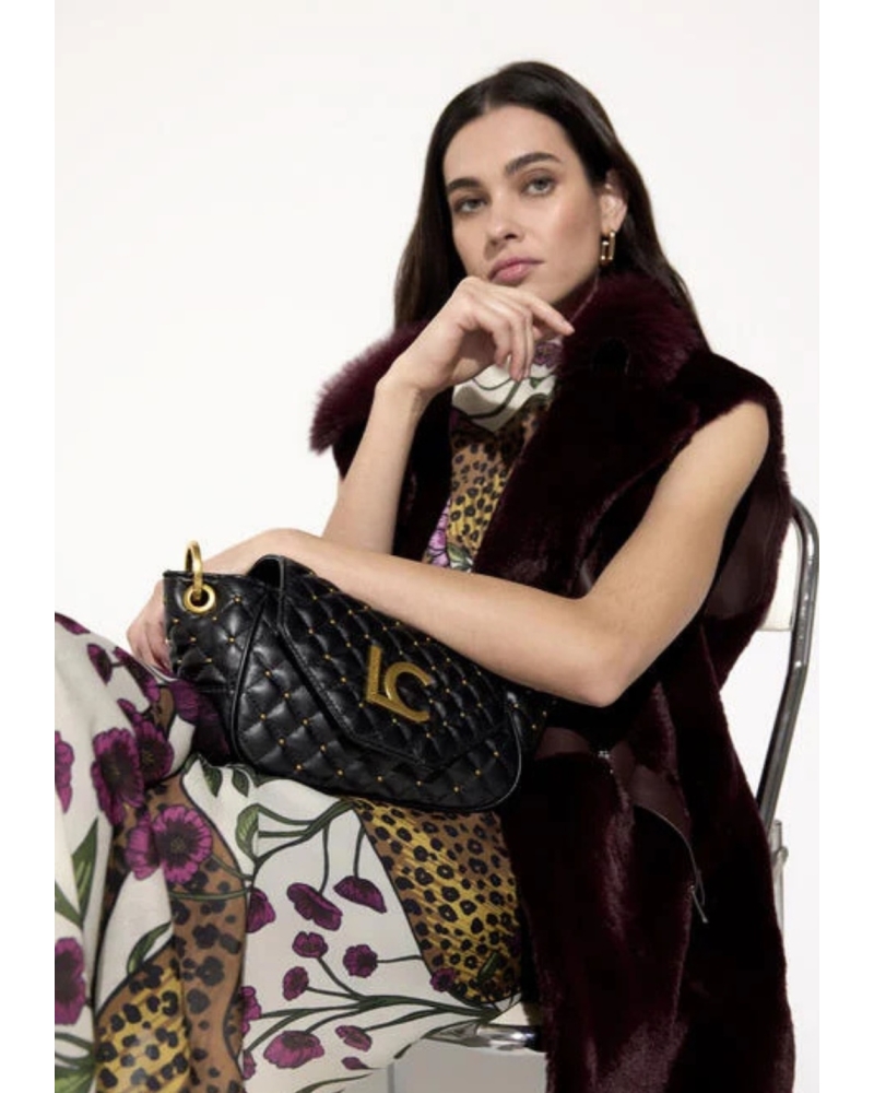 Bandolera Acolchada Negro Lola Casademunt