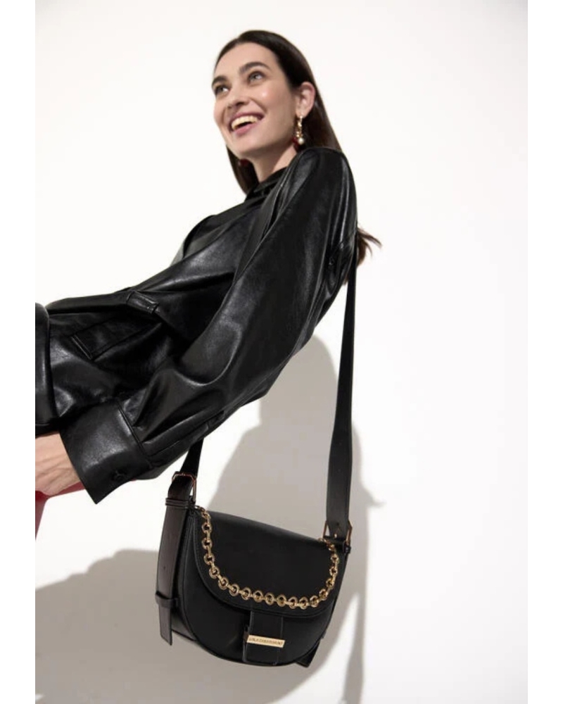 Bandolera Ojales Negro Lola Casademunt
