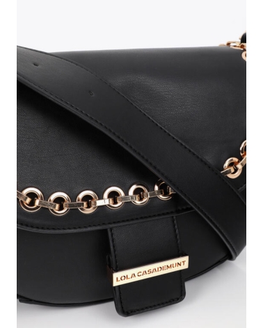 Bandolera Ojales Negro Lola Casademunt
