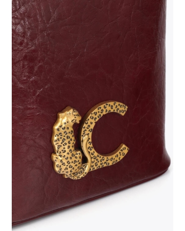 Bolso Hombro Burdeos Asa Trenzada Lola Casademunt