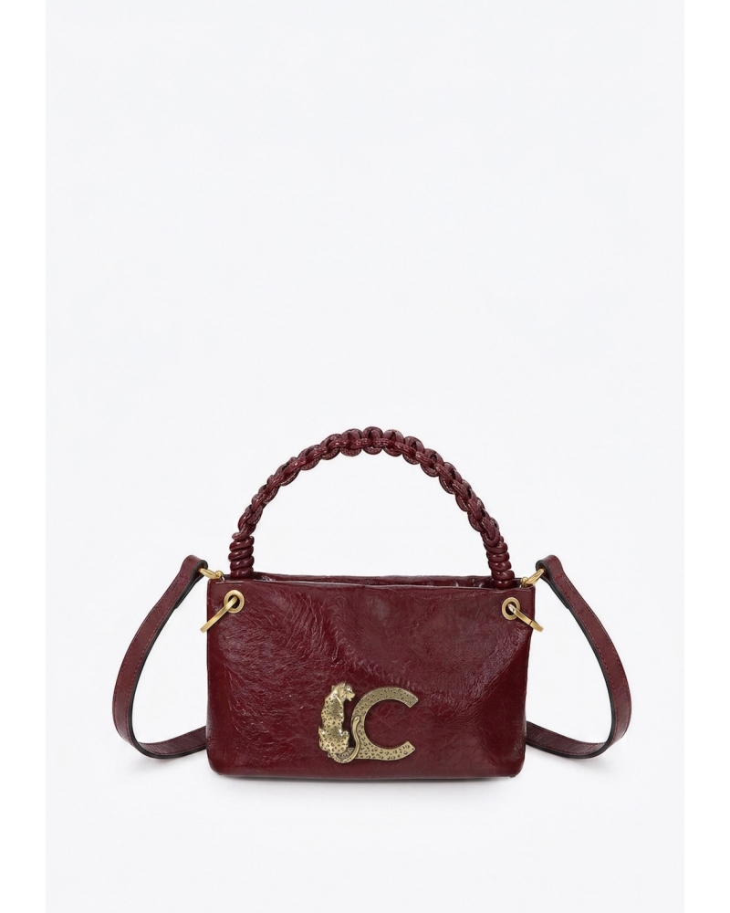 Bolso Bandolera Burdeos Asa Trenzada Lola Casademunt