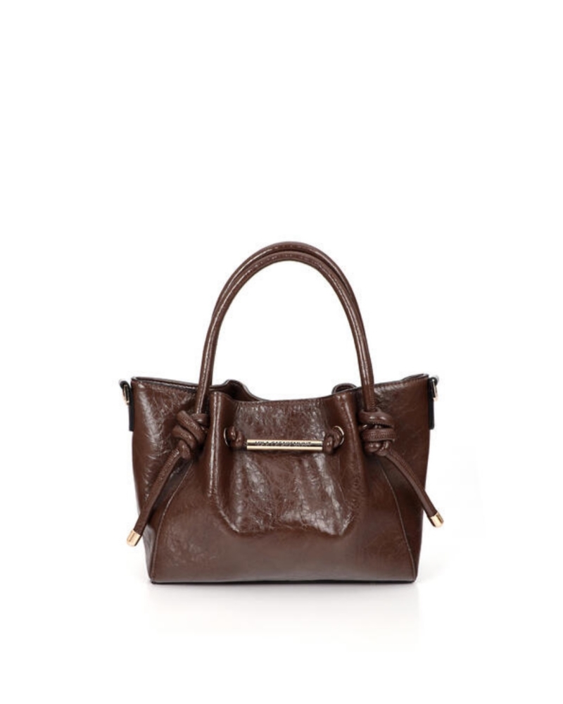 Bandolera Chocolate con Dorado Lola Casademunt